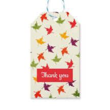 Tack Höst löv Mönster Hösten Löv Röd