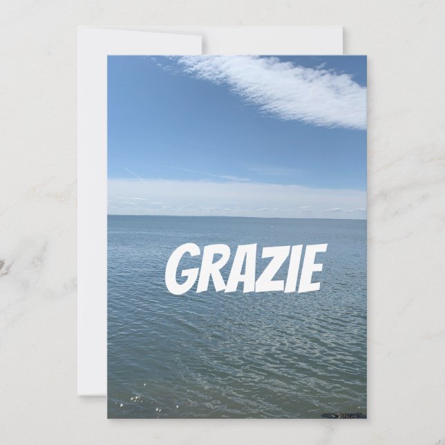 TACK I ITALIEN KORT (Framsida)