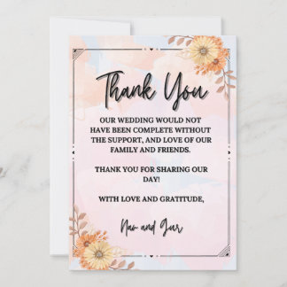 Tack i varje blick kort