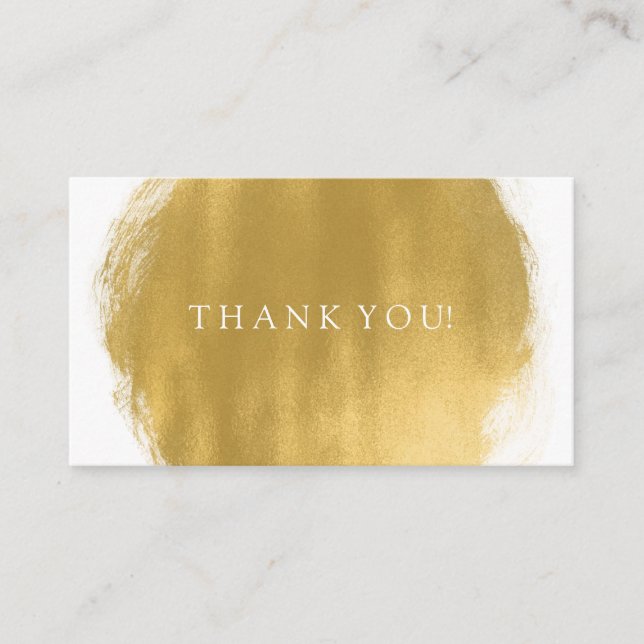 Tack Infoga färgtonsutseende för Guld Tilläggskort (Framsida)