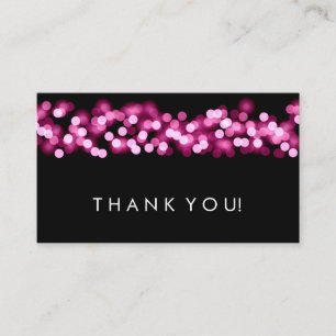 Tack Infoga Rosa Hollywood Glam Tilläggskort