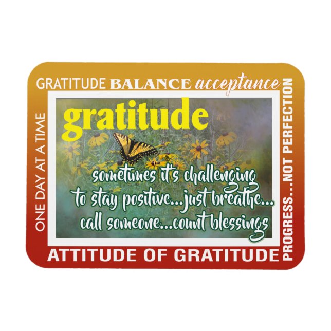 tack inspirationsmagnet magnet (Horisontell)