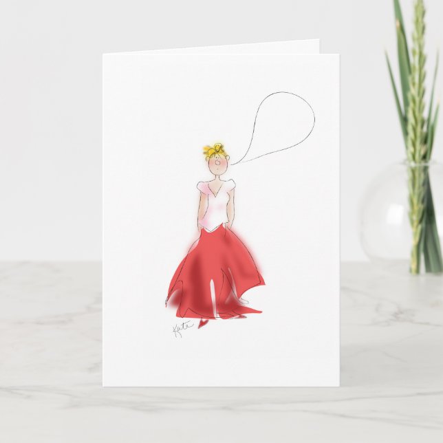 Tack. Jag är mållös Tack Kort (Framsida)