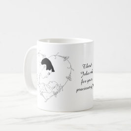 Tack Jehova för din dyrbara gåva - Pappa Kaffemugg