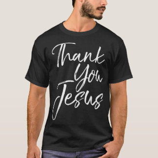 Tack Jesus Amen Vintage Puppfostra Christian Tee