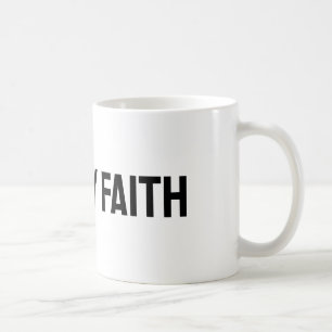 Tack Jesus Blankt Walk by Faith Kaffemugg