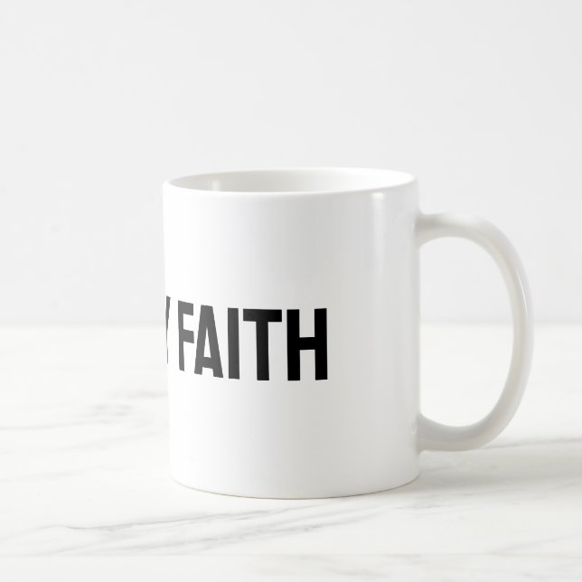 Tack Jesus | Blankt | Walk by Faith Kaffemugg (Höger)