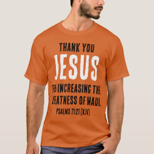Tack JESUS för att öka storheten T Shirt