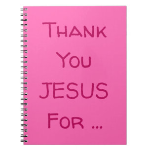Tack JESUS för ... Inspirationsoffert Anteckningsbok