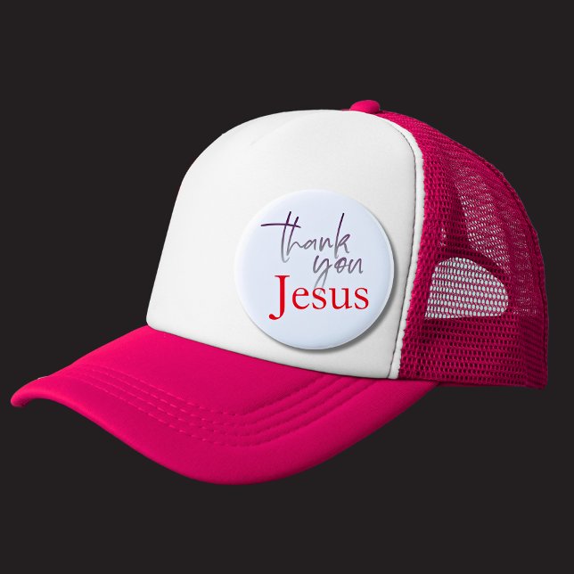 Tack Jesus Gradient Christian Faith Knapp (Skapare uppladdad)