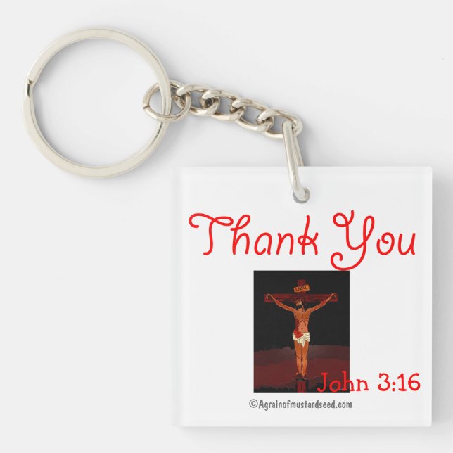 Tack Jesus på kor (Framsidan)