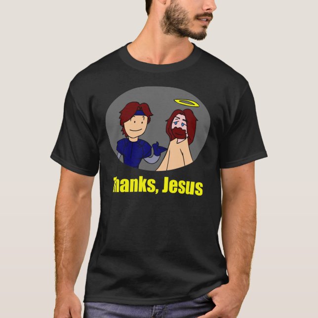 Tack Jesus. T-shirt (Framsida)