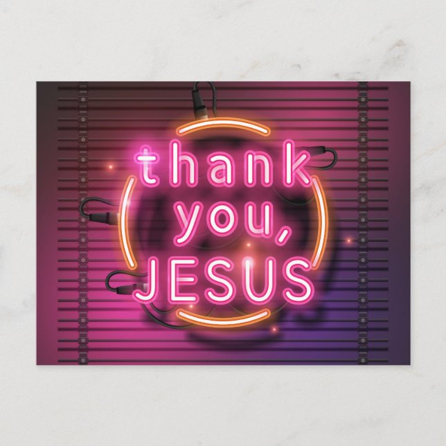 Tack, Jesus! Vykort (Framsida)