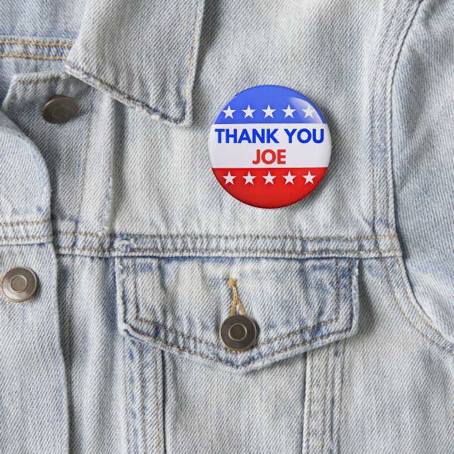 Tack Joe Biden Knapp (In Situ)