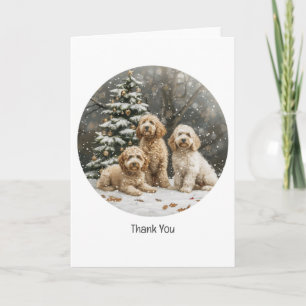 Tack Jul Goldendoodle Valpar Hundar Kort