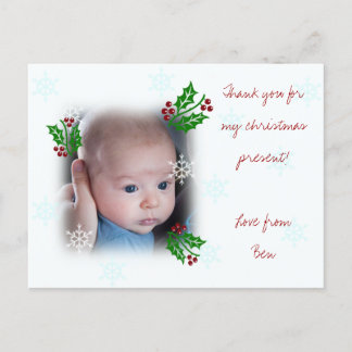 Tack julkort helg vykort