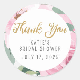 Tack Kära Du är i blomstertid Klistermärke