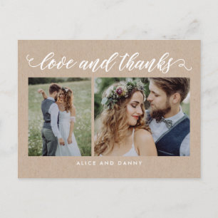 Tack, Kärlek Tack vykort Kraft