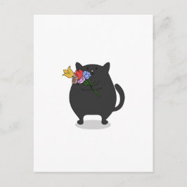 Tack Kattunge Vykort