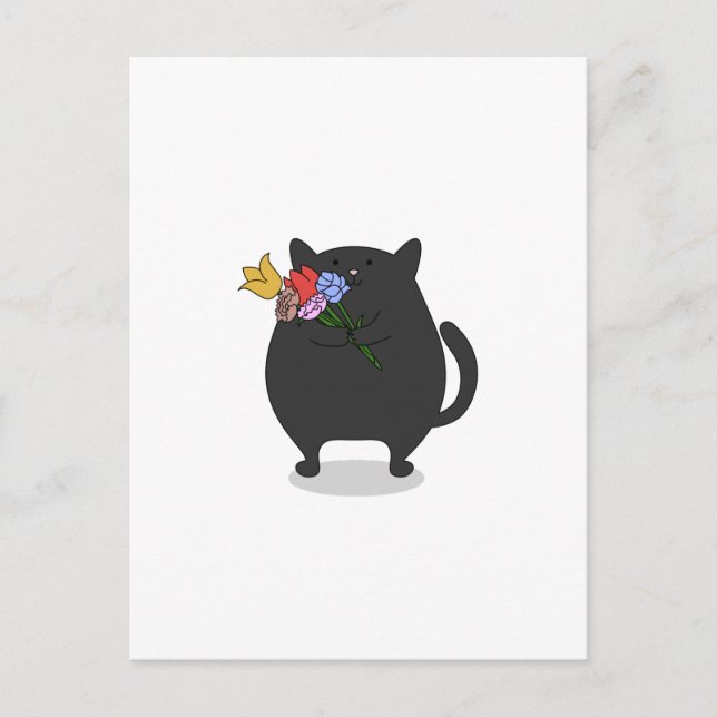 Tack Kattunge Vykort (Framsida)