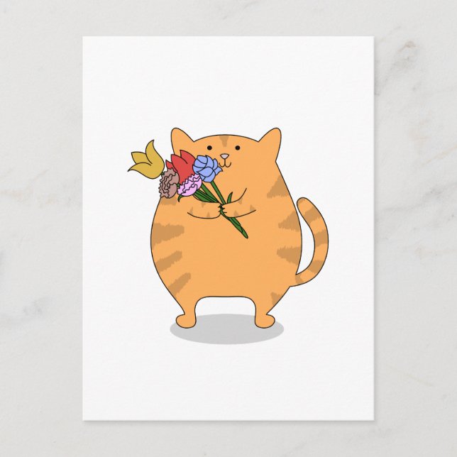 Tack Kattunge Vykort (Framsida)