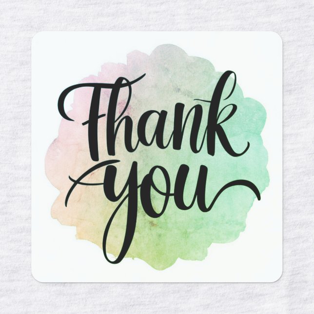 Tack Klistermärke (Design 2)