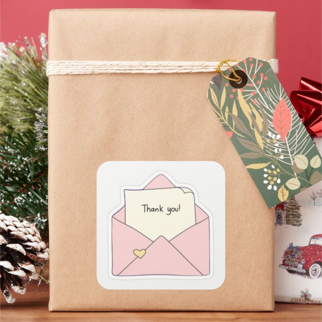 Tack Klistermärke (Semester)