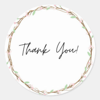 Tack-klistermärke blomma tema runt klistermärke