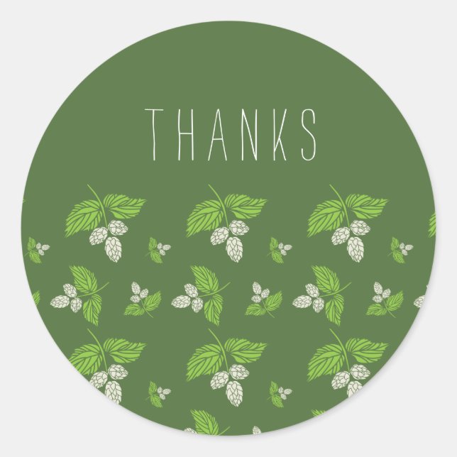 Tack, klistermärke, kuvertförsegling runt klistermärke (Framsida)