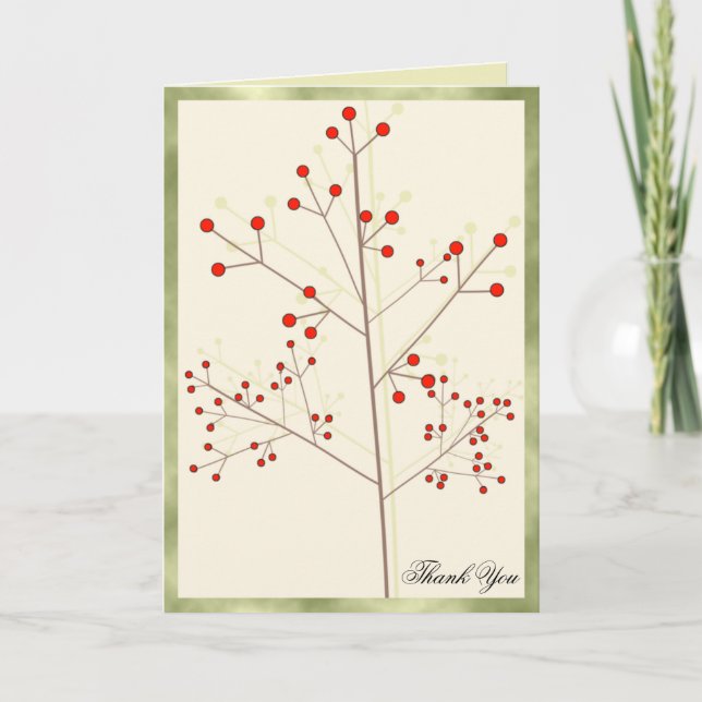 Tack - Körsbär (Framsida)