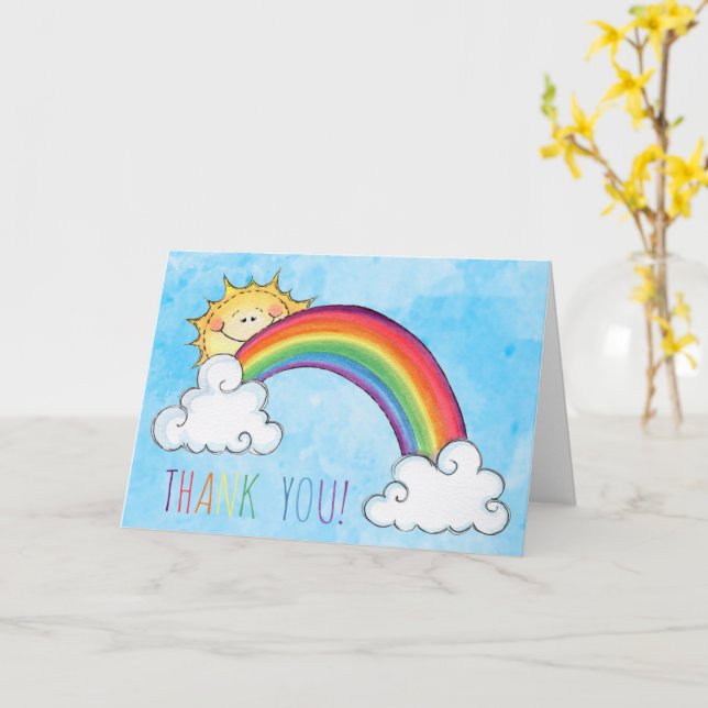 Tack Kort (Gul blomma)