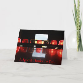 Tack-kort för brandman tack kort