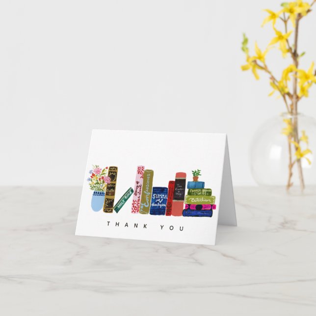 Tack-kort för det katolska Bok Klubben Kort (Gul blomma)