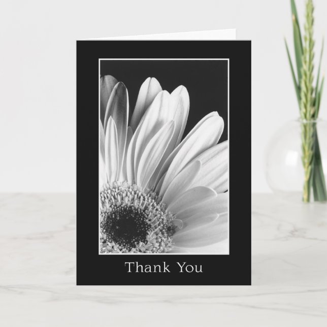 Tack - kort för Gerber daisyhälsning (Framsida)