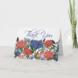 Tack-kort för indisk Blommigt Kort