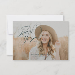 Tack-kort för Klassskript Studenten Tack Kort