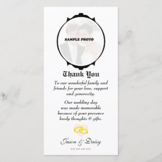 Tack-kort (Förlovning/Bröllop/årsdag) Tack Kort