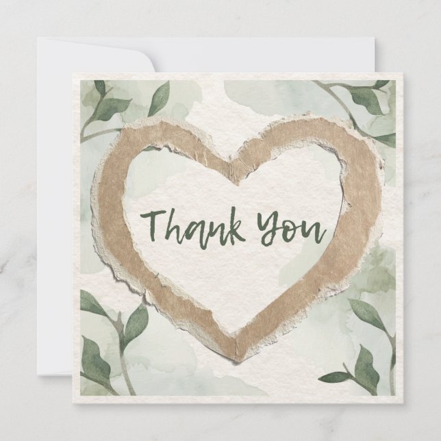 Tack Kort fyrkantig notkorthållare  (Framsida)