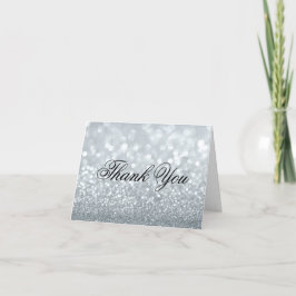 Tack Kort - Silver Lit Fab