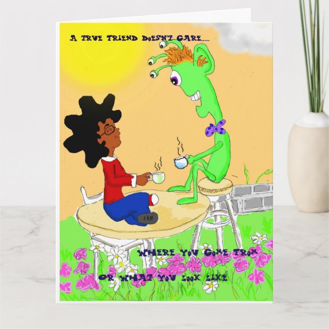 Tack, kort (Vänskap) (Framsida)