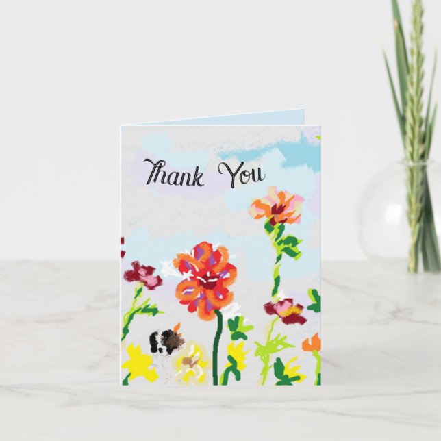 Tack, kort: Vild i Land Tack Kort (Framsida)