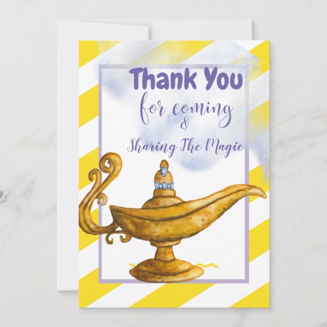 Tack-kortet för Önskemål Tack Kort (Framsida)