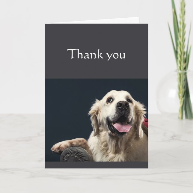 Tack kunde inte ha gjort utan Hund Roligt Kort (Framsida)