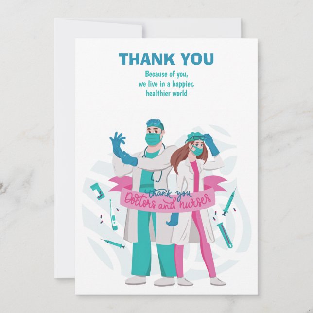 Tack Läkare och sjukförsäkringskort (Framsida)