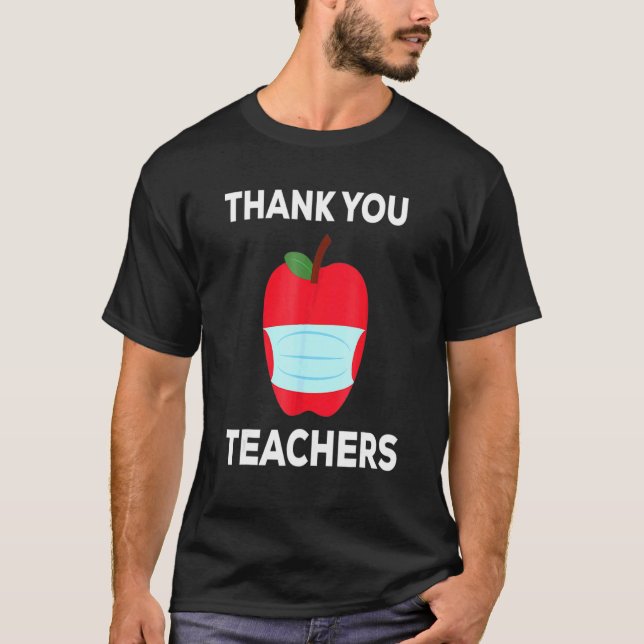 Tack Läraräppelmask T Shirt (Framsida)