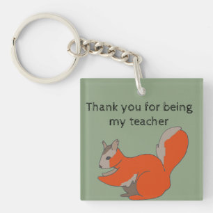 Tack Lärarbedömning Cute Squirrel