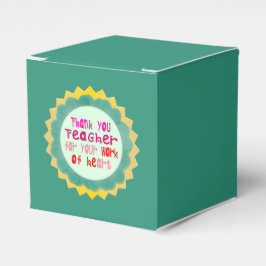 Tack, lärare, för ditt hjärtearbete presentaskar