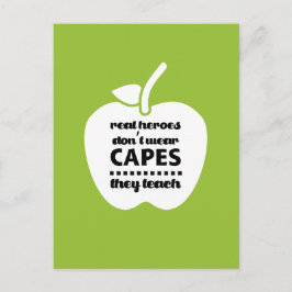 Tack, Lärare. Lära citat Vykort