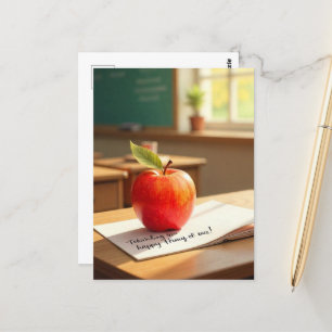 "Tack, lärare!" Vykort