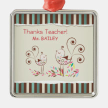 Tack Lärare, Whimsical Bird Rand